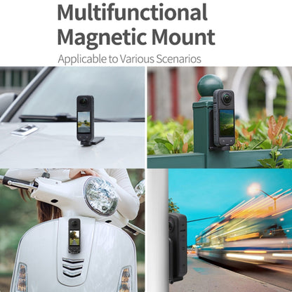 For Insta360 X5 / X4 / X3 Sunnylife X4-ZJ827 Magnetic Stand Base Handheld Handle Desktop Support Accessories, X4-ZJ827