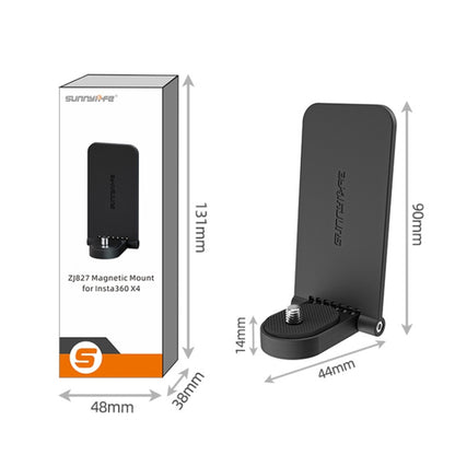 For Insta360 X5 / X4 / X3 Sunnylife X4-ZJ827 Magnetic Stand Base Handheld Handle Desktop Support Accessories, X4-ZJ827