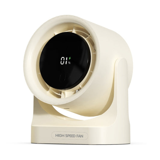HX-F315 100-speed USB Charging Digital Display Wall-mounted Desktop Turbine Fan