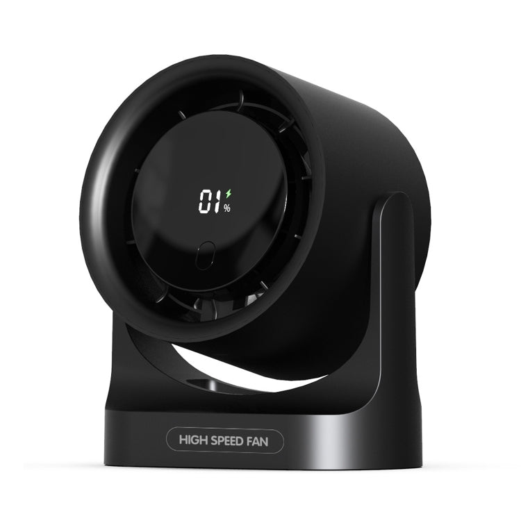 HX-F315 100-speed USB Charging Digital Display Wall-mounted Desktop Turbine Fan