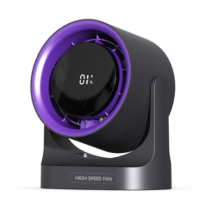 HX-F315 100-speed USB Charging Digital Display Wall-mounted Desktop Turbine Fan