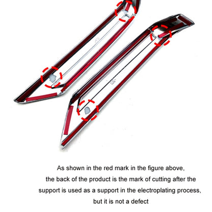 For 2024 Suzuki Spacia Custom Right-Hand Drive Rear Bumper Fog Lamp Trim Strip