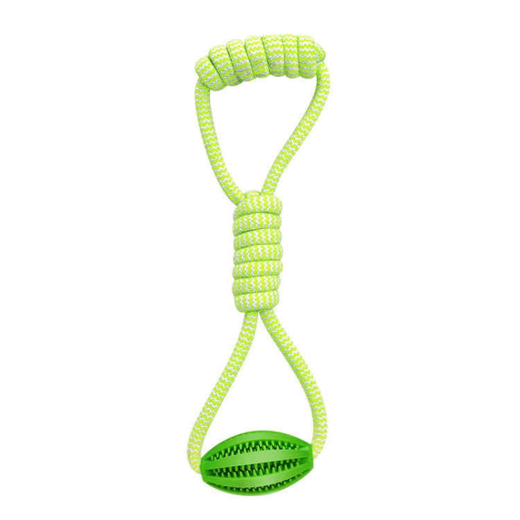 Pet Dog Toys Cotton Rope Hand Pull Leakage Food Ball Teeth Cleaning Toys