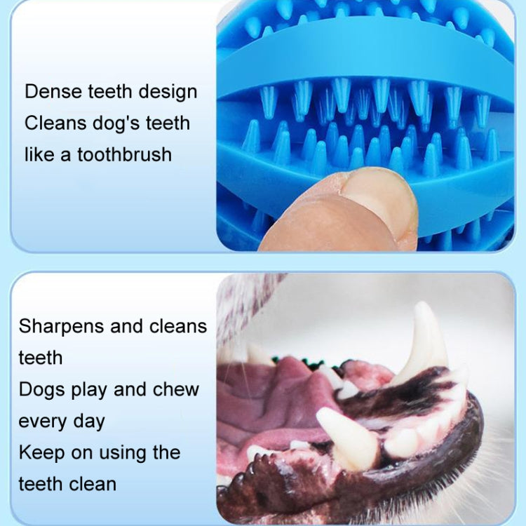 Pet Dog Toys Cotton Rope Hand Pull Leakage Food Ball Teeth Cleaning Toys