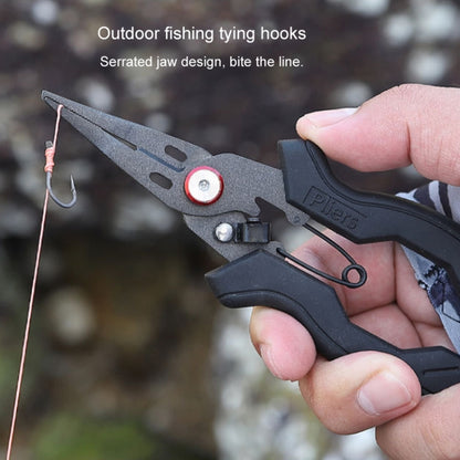 Teflon Stainless Steel Multifunctional Fishing Pliers Anti-slip Cutting Line Open Ring Fishing Tools