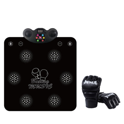2 In 1 Bluetooth Music Boxing Dance Mat 6 Modes With Guidance Light For Adult and Children 60 x 70 x 6cm, 60 x 70 x 6cm