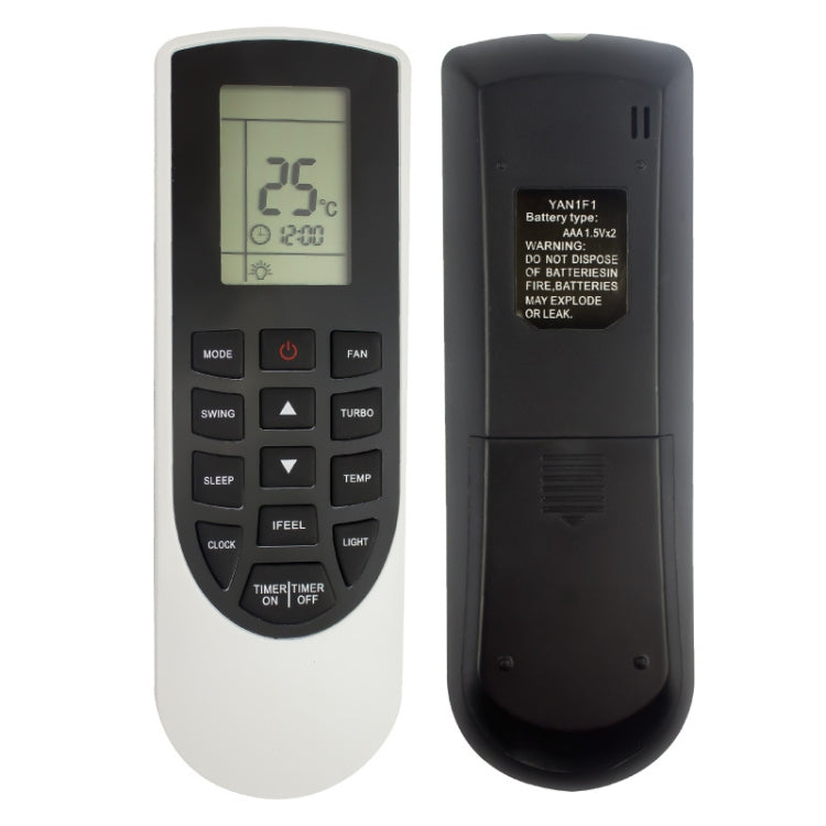 For GREE Air Conditioner YAN1F1 Remote Control, YAN1F1