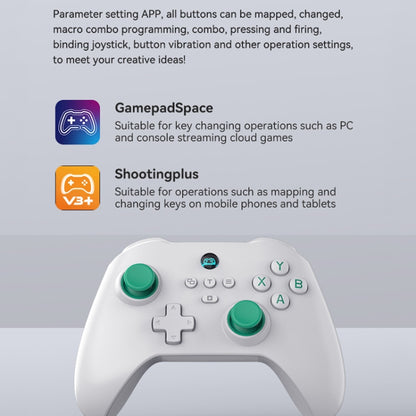 Z03 Wireless Bluetooth Game Controller For Switch / IOS / Android / PC / PS3 / PS4, Black, Star White, Black+Bracket, Star White+Bracket