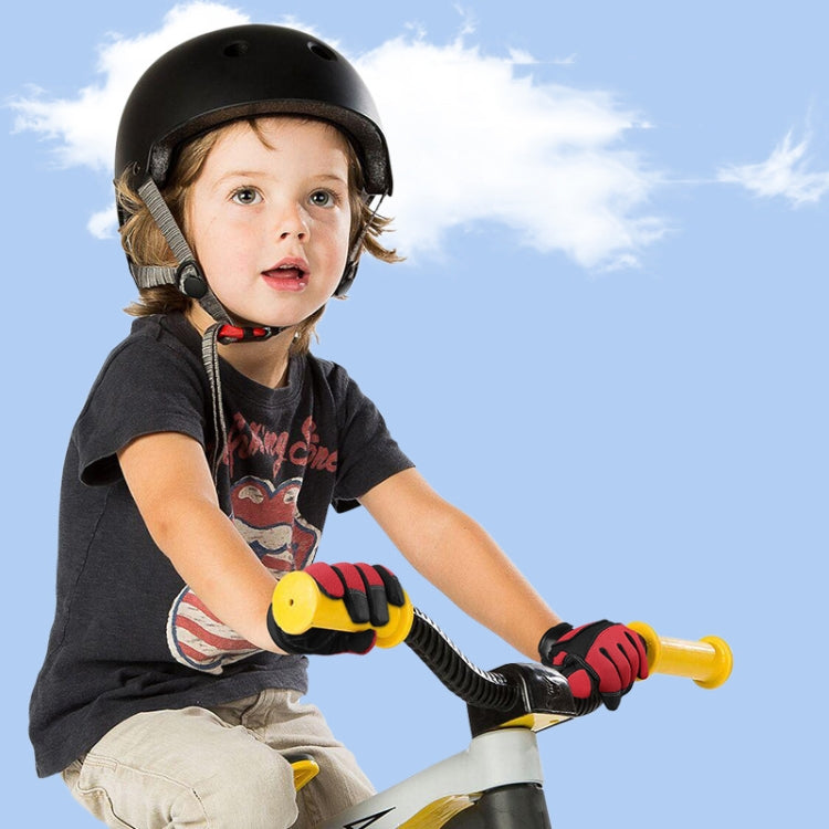 1pair Children Full Finger Breathable Anti-Fall Riding Gloves Outdoor Bicycle Protective Gloves, S, M, L