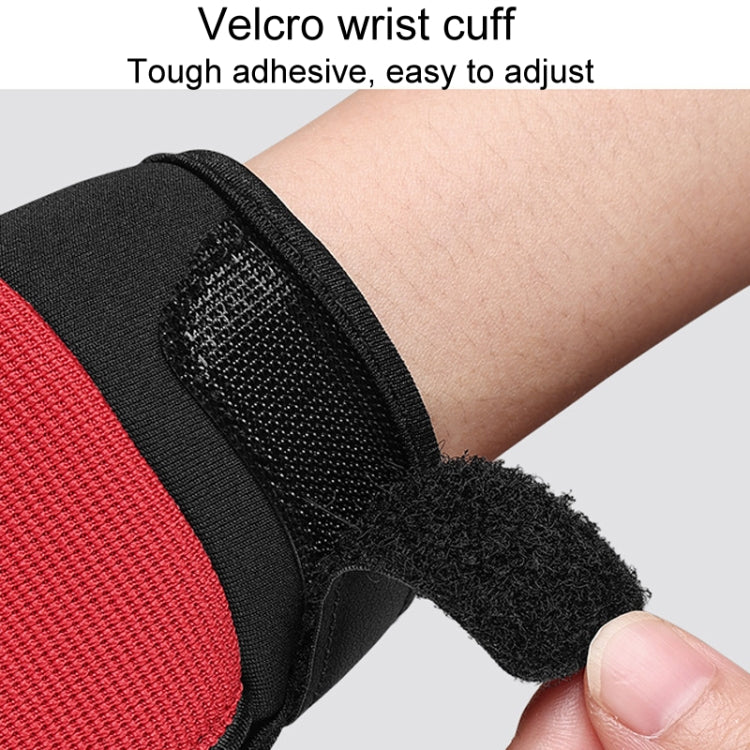 1pair Children Full Finger Breathable Anti-Fall Riding Gloves Outdoor Bicycle Protective Gloves, S, M, L