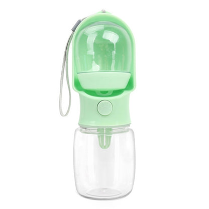 2 In 1 Pet Feeder Dogs Drinking Water Bottle Outdoor Walking Dog Portable Water Cup, 500ml+180ml, 320ml+180ml