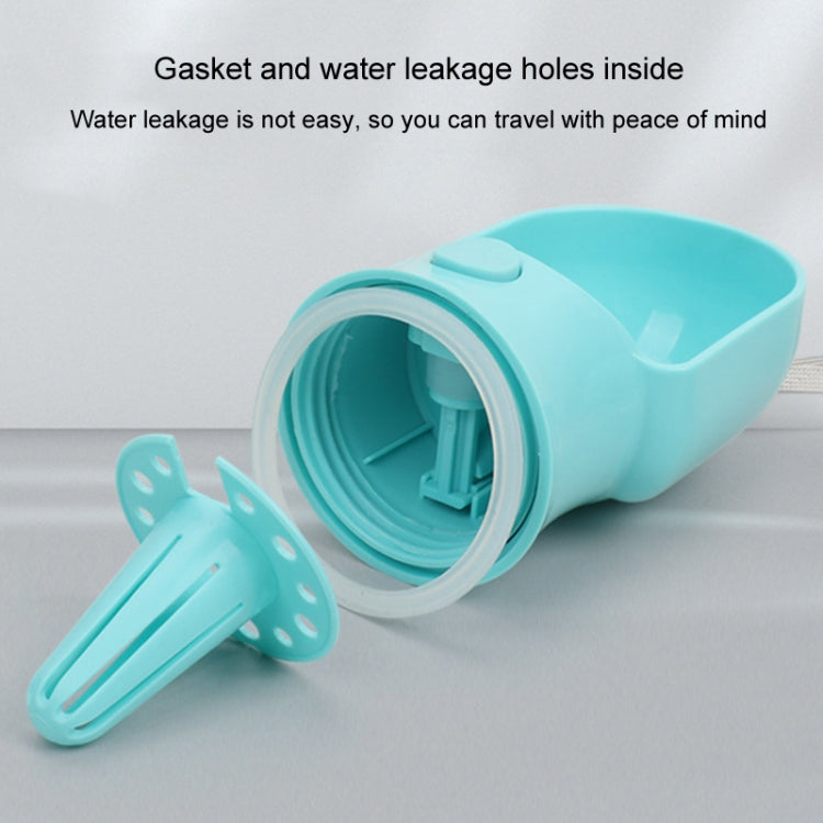 2 In 1 Pet Feeder Dogs Drinking Water Bottle Outdoor Walking Dog Portable Water Cup, 500ml+180ml, 320ml+180ml