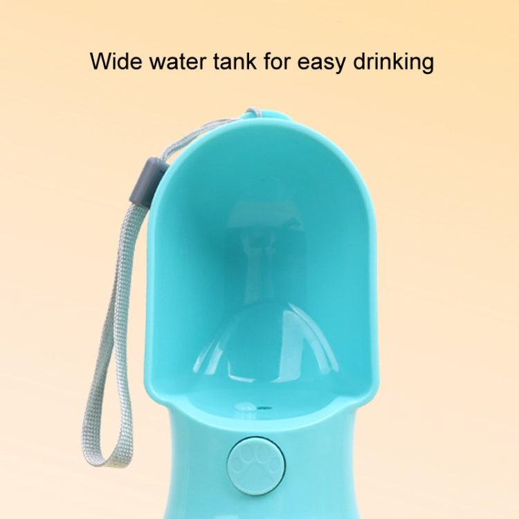2 In 1 Pet Feeder Dogs Drinking Water Bottle Outdoor Walking Dog Portable Water Cup, 500ml+180ml, 320ml+180ml