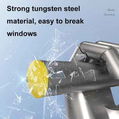 3-In-1 Car Air Outlet Double-Head Cleaning Brush Multi-Functional Detail Brush With Hammer, 3-In-1 (Grey)