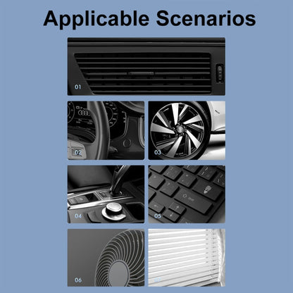 3-In-1 Car Air Outlet Double-Head Cleaning Brush Multi-Functional Detail Brush With Hammer, 3-In-1 (Grey)