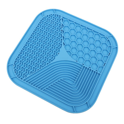Suction Cup Silicone Pet Licking Pad Dog Anti-Choking Slow Feeding Bowl, Large (Blue), Small (Gray), Small (Blue), Small (Yellow)