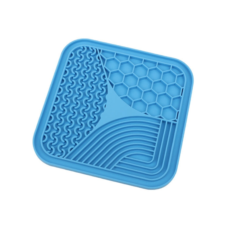 Suction Cup Silicone Pet Licking Pad Dog Anti-Choking Slow Feeding Bowl, Large (Blue), Small (Gray), Small (Blue), Small (Yellow)