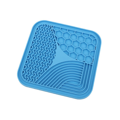 Suction Cup Silicone Pet Licking Pad Dog Anti-Choking Slow Feeding Bowl, Large (Blue), Small (Gray), Small (Blue), Small (Yellow)