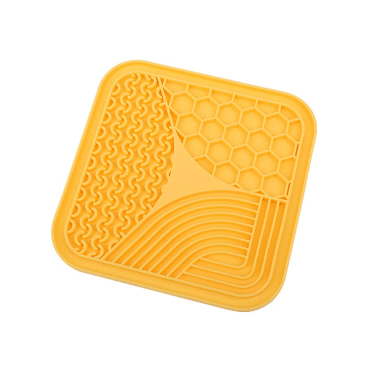 Suction Cup Silicone Pet Licking Pad Dog Anti-Choking Slow Feeding Bowl, Large (Blue), Small (Gray), Small (Blue), Small (Yellow)