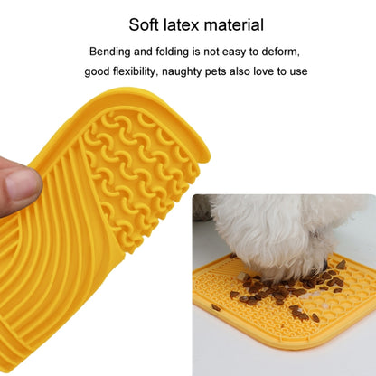 Suction Cup Silicone Pet Licking Pad Dog Anti-Choking Slow Feeding Bowl, Large (Blue), Small (Gray), Small (Blue), Small (Yellow)