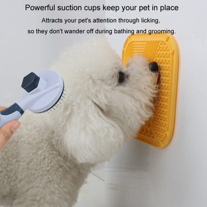 Suction Cup Silicone Pet Licking Pad Dog Anti-Choking Slow Feeding Bowl, Large (Blue), Small (Gray), Small (Blue), Small (Yellow)
