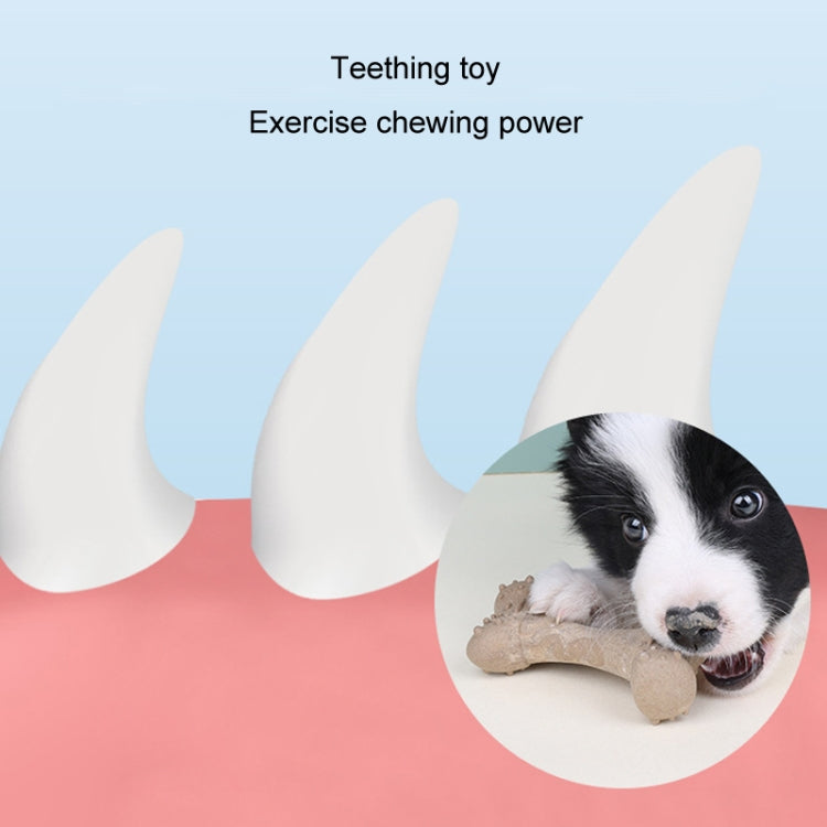 Pet Teething Bone Toy Dogs Chewing Teething Sticks Resistant Biting Interactive Training Supplies
