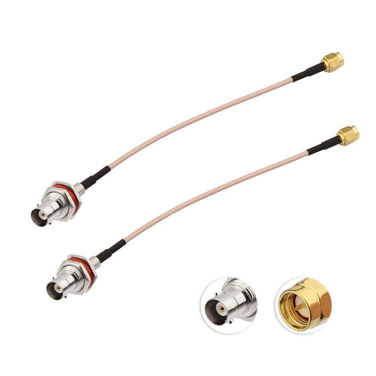 SMA Male To BNC Waterproof Female RG316 Coaxial RF Adapter Cable, 15cm, 30cm, 50cm, 100cm