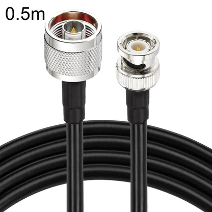 N Male To BNC Male RG8X RF Coaxial Cable, 0.5m, 1m, 2m, 3m, 5m, 8m, 10m