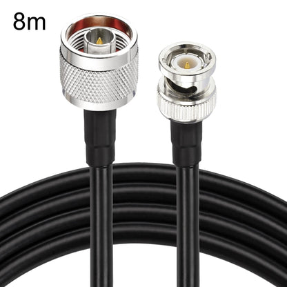 N Male To BNC Male RG8X RF Coaxial Cable, 0.5m, 1m, 2m, 3m, 5m, 8m, 10m