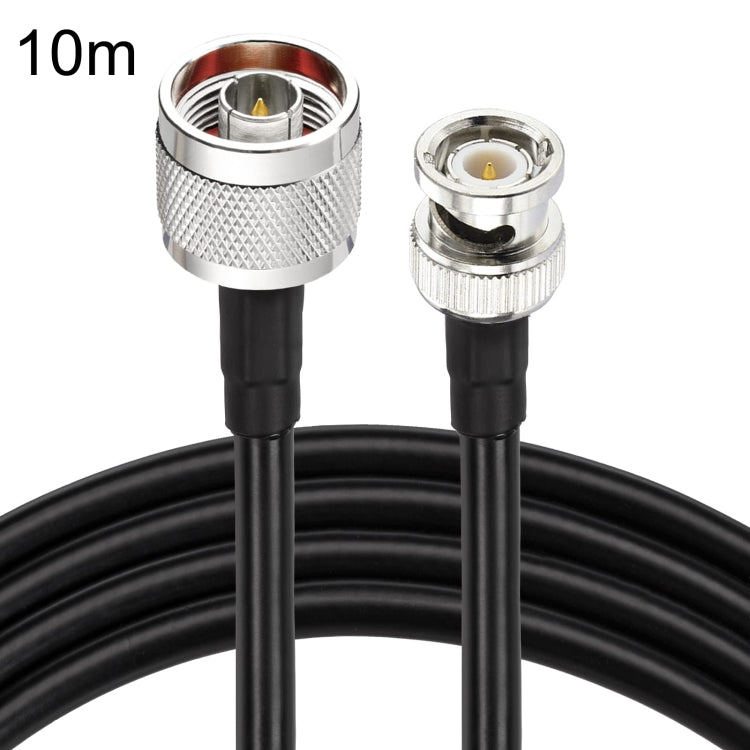 N Male To BNC Male RG8X RF Coaxial Cable, 0.5m, 1m, 2m, 3m, 5m, 8m, 10m