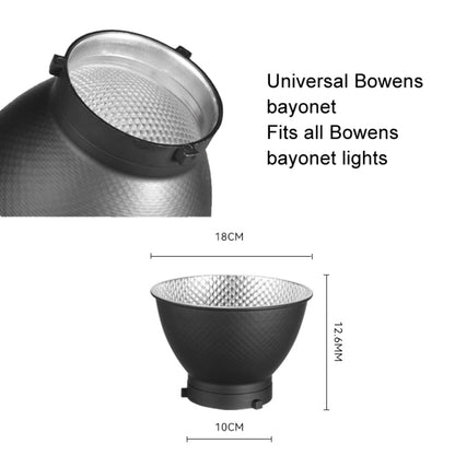 Godox 7 inch Universal Bowens Mouth Standard Reflector Studio Flash Honeycomb Lampshade