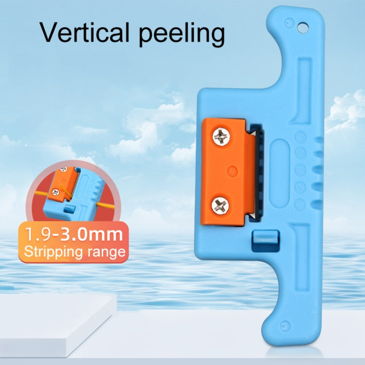 1.9-3.0mm Fiber Optic Tube Unbundle Skylight Longitudinal Cable Unbundling Knife, AUA-05