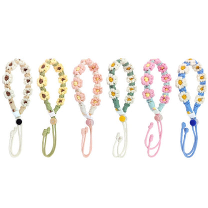 For 8-40oz Portable Sports Water Mug Lanyard Cup Cover Hand-Woven Cute Daisy Mug Strap