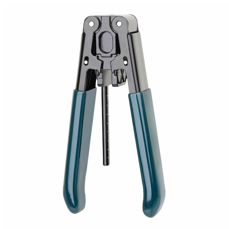 Fiber Optic Stripper Metal Cable Stripper Cold Splicing Tool Pliers, Round Core