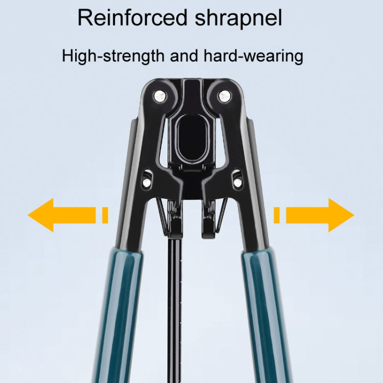 Fiber Optic Stripper Metal Cable Stripper Cold Splicing Tool Pliers, Round Core