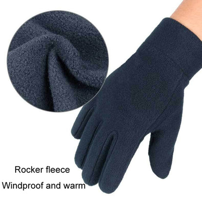 Rocker Fleece Winter Warm Anti-Slip Gloves Outdoor Riding Sports Gloves, S, M, L, XL