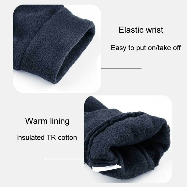 Rocker Fleece Winter Warm Anti-Slip Gloves Outdoor Riding Sports Gloves, S, M, L, XL