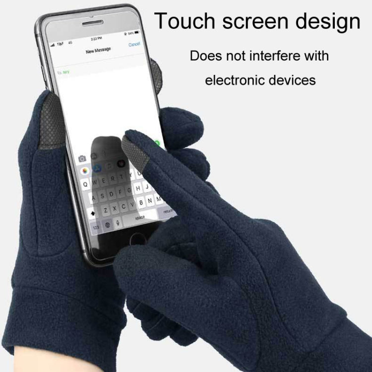 Rocker Fleece Winter Warm Anti-Slip Gloves Outdoor Riding Sports Gloves, S, M, L, XL
