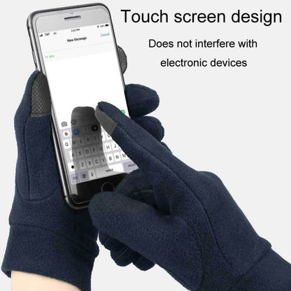 Rocker Fleece Winter Warm Anti-Slip Gloves Outdoor Riding Sports Gloves, S, M, L, XL