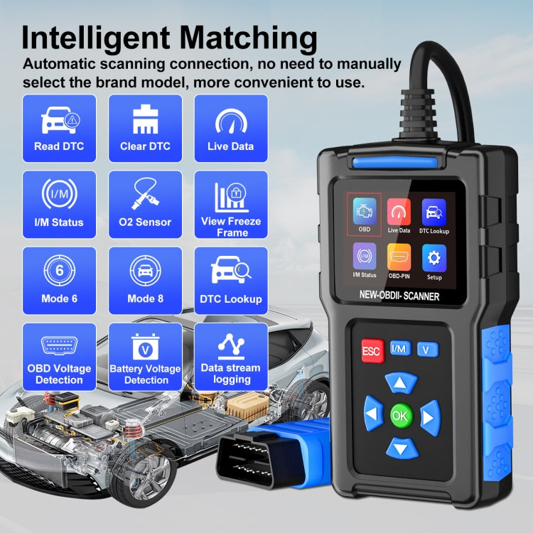 Automobile Fault Diagnostic Instrument OBD2 Engine Tester ELM327, T200