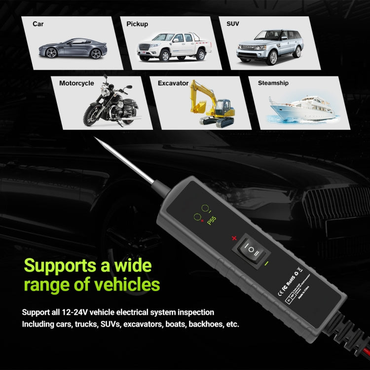 Automotive Electrical Circuit Tester System Short Circuit Tracking Positioning Diagnostic Instrument, P55