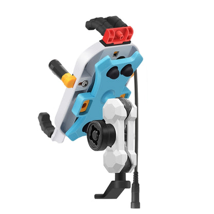 15W Wireless Fast Charging Colorful Motorcycle Shock Absorption Phone Holder, 15W Mirror Mount