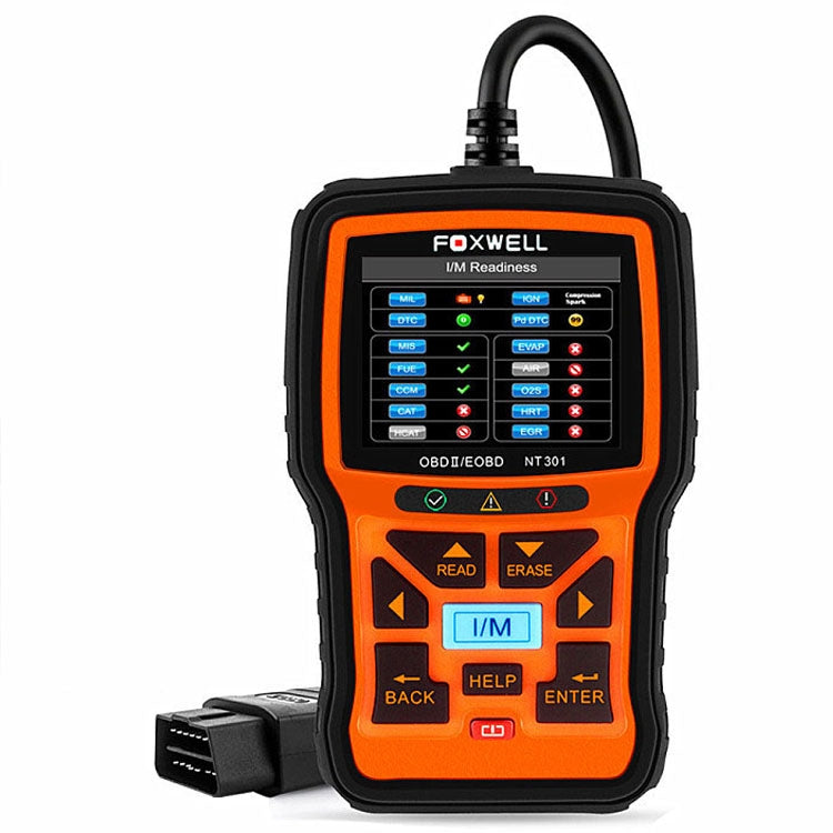 FOXWELL NT301 OBD2 Car Fault Diagnostic Instrument Live Data Code Reader Tool, FOXWELL NT301