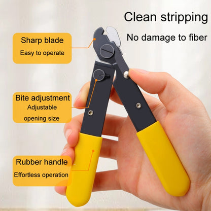 Fiber Optic Single Jaw Miller Pliers Cable Coating Stripper, Single Jaw Miller Plier