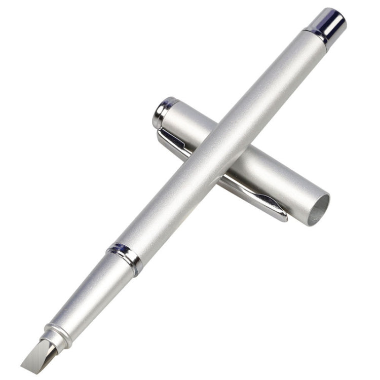 Tungsten Steel Fiber Cutting Knife Pen Type Portable Bare Fiber Cutter, Flat Blade