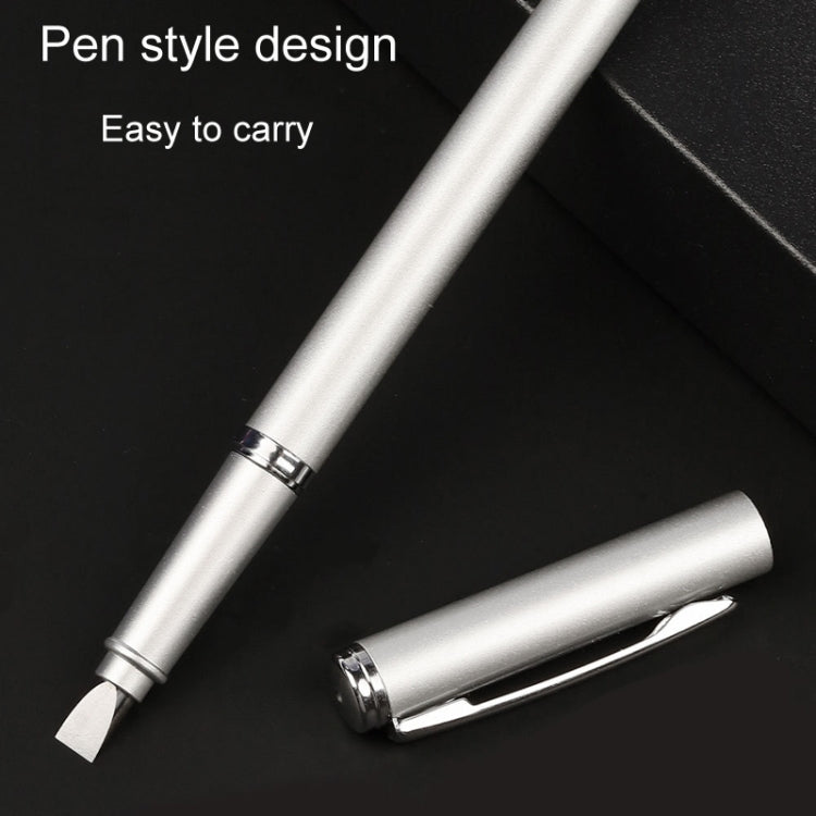 Tungsten Steel Fiber Cutting Knife Pen Type Portable Bare Fiber Cutter, Flat Blade
