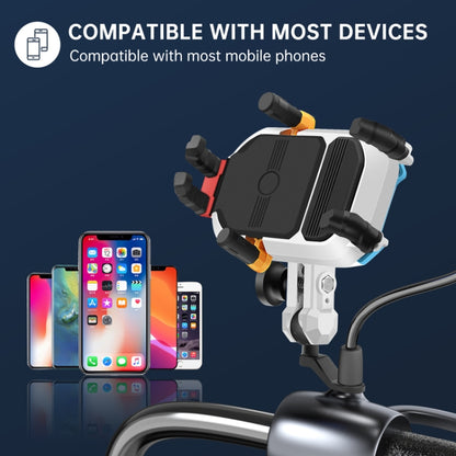 Colorful Motorcycle Shock-absorbing Navigation Mobile Phone Holder, Mirror Mount