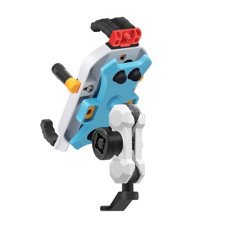 Colorful Motorcycle Shock-absorbing Navigation Mobile Phone Holder, Mirror Mount