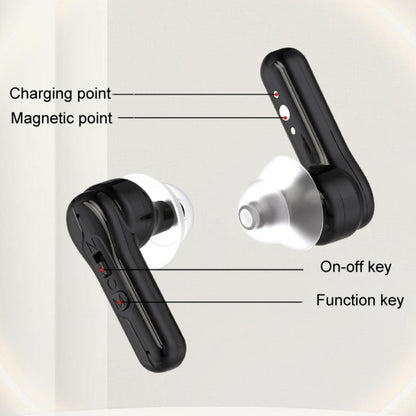 1pair Rechargeable In-Ear Hearing Aid Elderly Sound Amplifier, In-Ear