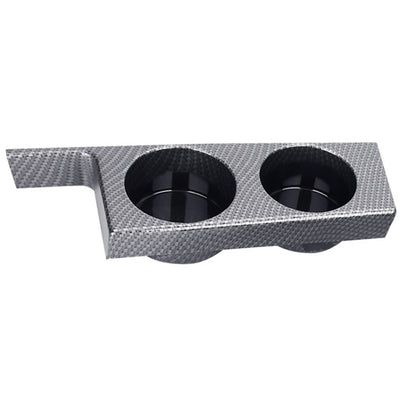 For BMW 5 Series E39/528i/530i/M5 Left-hand Drive Car Central Control Cup Holder, Black, Carbon Grain, Rosewood Color, Black With groove, Carbon Grain With Groove, Rosewood Color With Groove